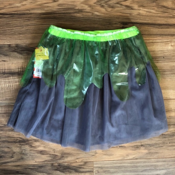 NWT - Halloween Gray Slime Skirt M - Picture 3 of 10